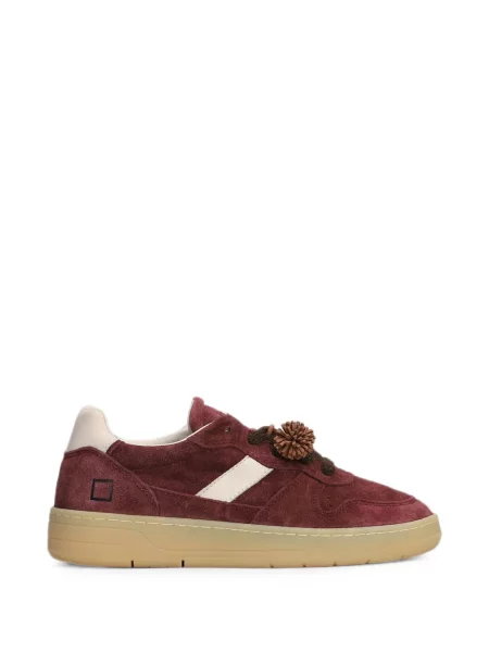 Sneakerși D.a.t.e. din piele de căprioară roșu