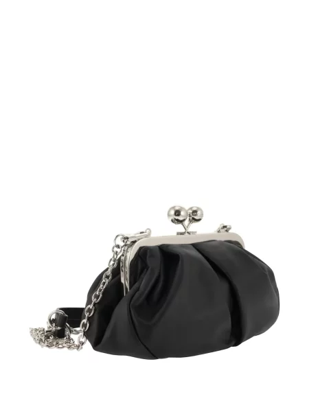 Geantă de călătorie Weekend Max Mara din piele negru