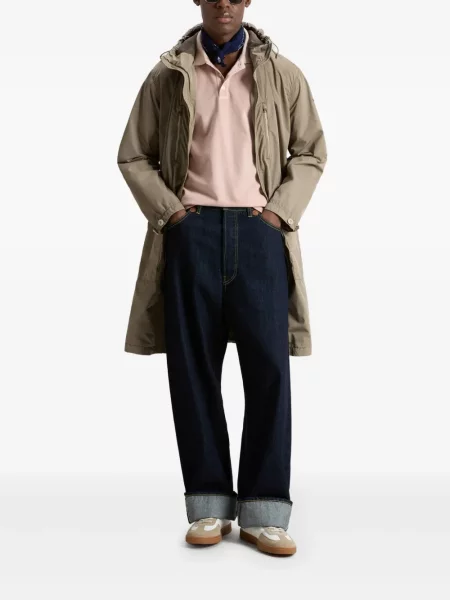 Polo Woolrich cu broderie roz