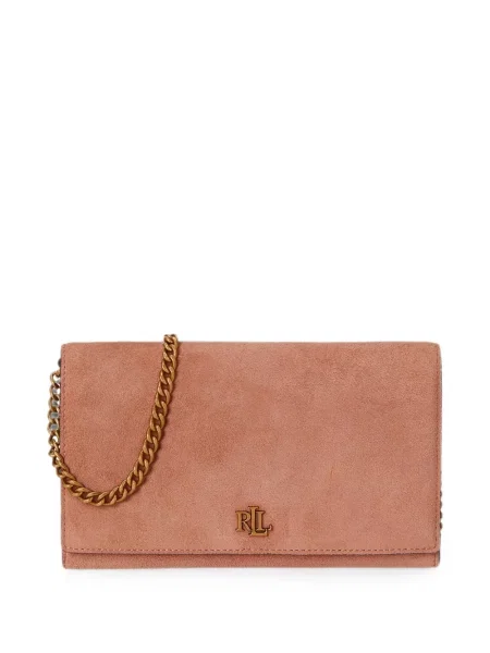 Colier Lauren Ralph Lauren cu bretele cu autograf roz
