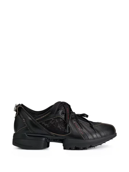 Balerini Adidas cu perle din dantelă cu șireturi negru