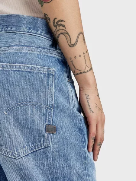 Укорочені джинси G-star Raw сині