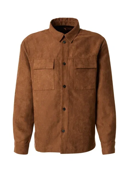 DAN FOX APPAREL Košeľa Maik' hnedá