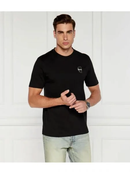 BOSS GREEN Tricou negru