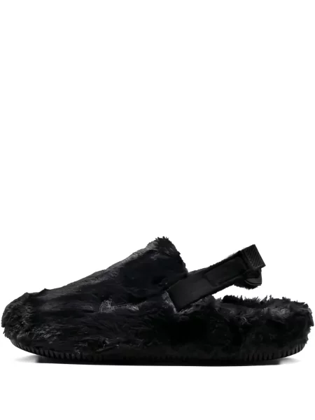 Papuci tip mules Nike negru