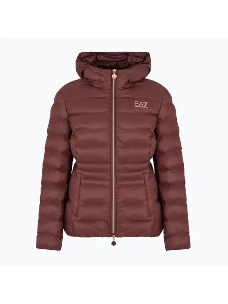 Emporio Armani Vatovaná bunda hnědá