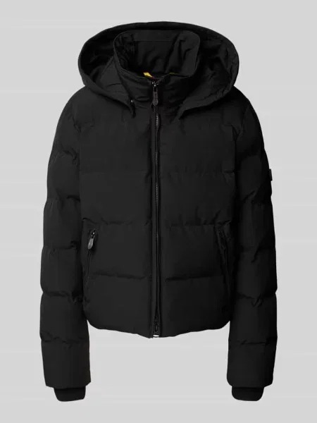 Kurtka pikowana z kapturem model ‘Goldmine’ Wellensteyn czarna