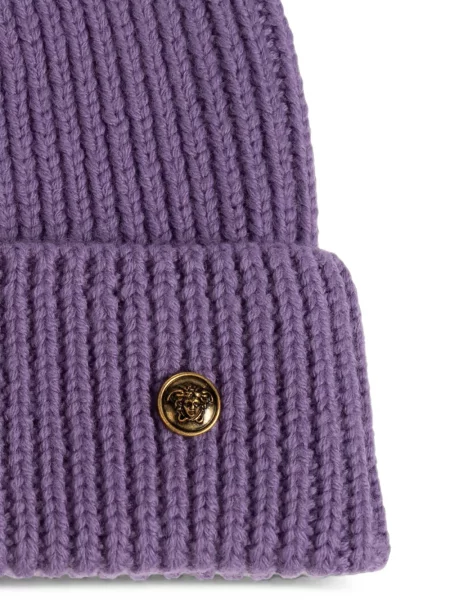 Căciulă Versace de lână violet