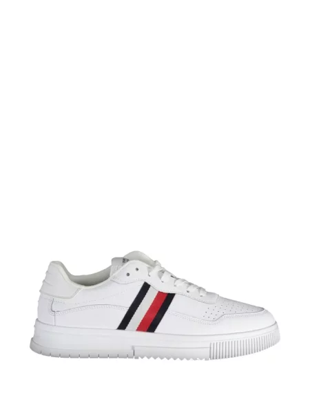 Sneakerși Tommy Hilfiger cu dungi alb