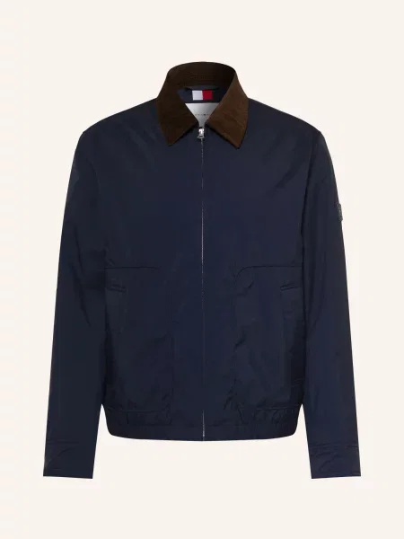 Tommy Hilfiger Bunda tmavě / tmavě hnědá modrá