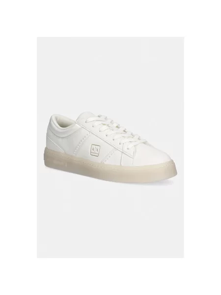 Sneakersy Armani Exchange białe