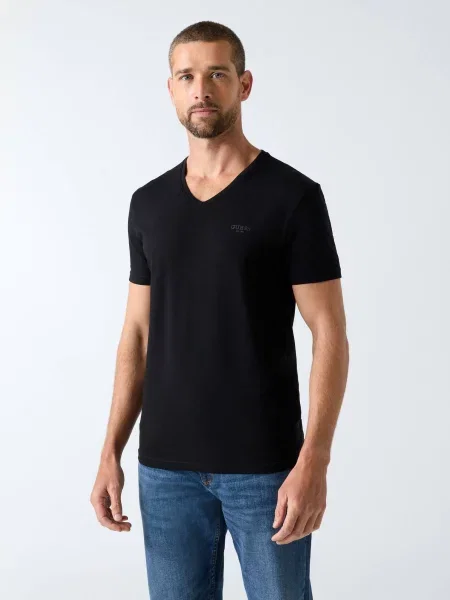 Guess Tricou Extra negru