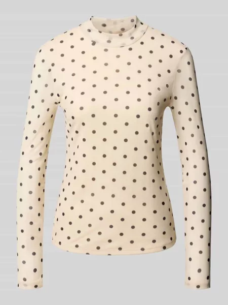 Bluzka z długim rękawem o kroju slim fit ze wzorem na całej powierzchni model ERICA' Only