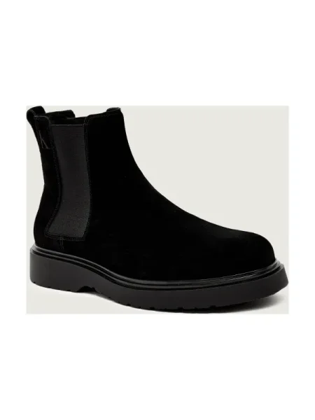 Calvin Klein Ghete Jodhpur Combat Ess Chelsea Boot Su negru