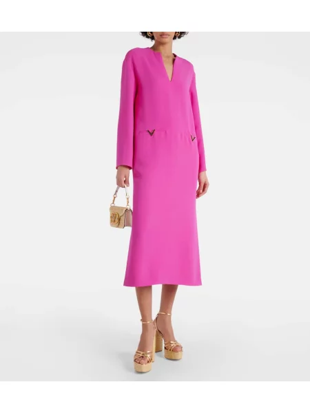 Rochie Valentino de mătase roz