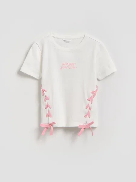 Reserved Tricou cu aplicație crem
