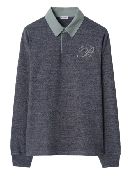 Tricou polo Burberry albastru