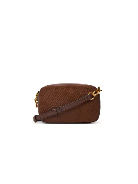 Liu Jo crossbody torbica iz imitacije semiša rjava