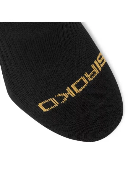 Oficjalne skarpety piłkarskie real sporting de gijón dla Siroko RSG Socks Home czarne