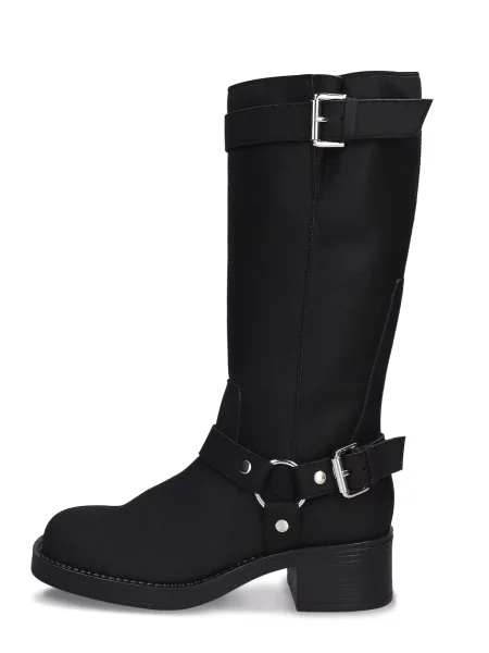 Nae Vegan Shoes Kozačky RUBY' černá