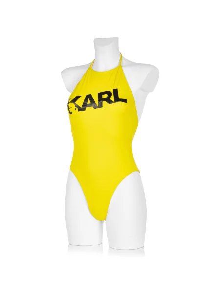 Costum de baie Karl Lagerfeld galben