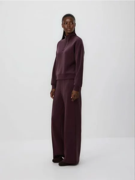 Reserved Модальні штани темно-фіолетовий фіолетові