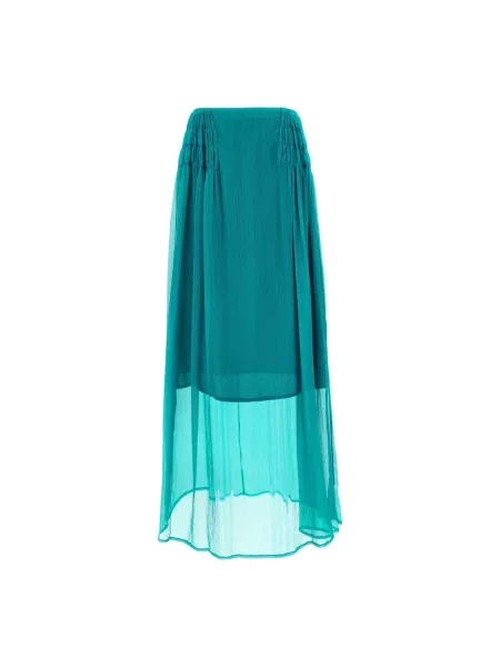 Długa spódnica maxi Dries Van Noten zielona