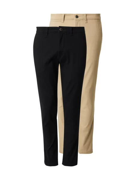JACK & JONES Pantaloni eleganți JJIMARCO JJDAVE maro cămilă negru