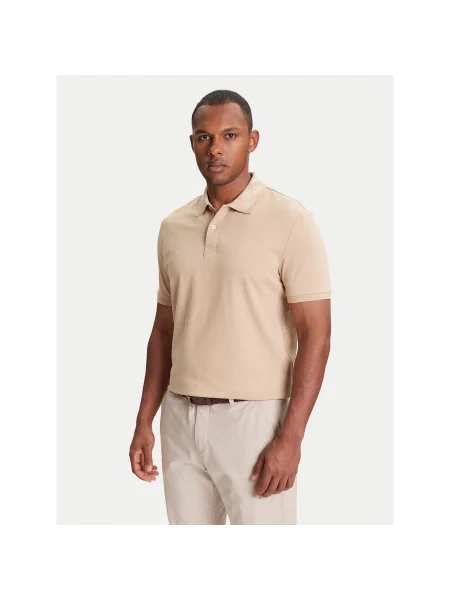 Guess Pólóing Regular Fit bézs