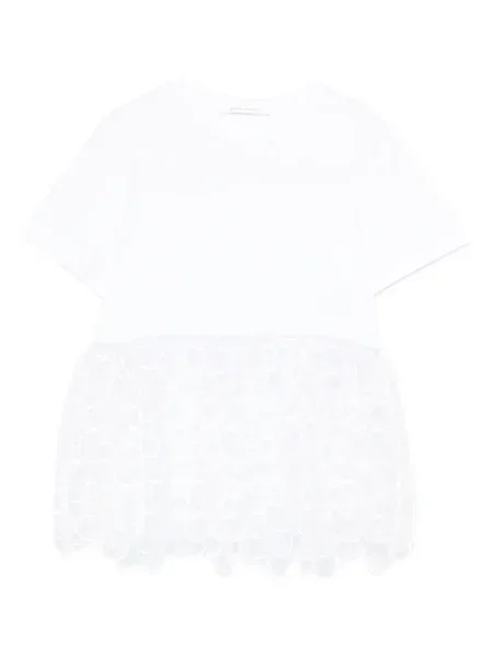Tricou Cecilie Bahnsen din dantelă alb