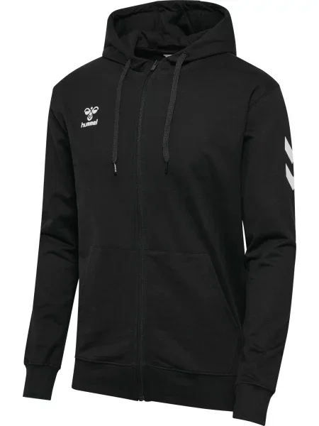 Bluza z kapturem i zamkiem błyskawicznym Hummel GO czarna
