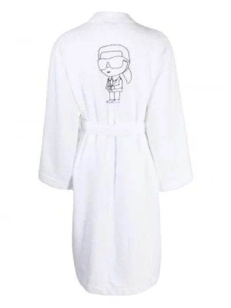 Chalatas Karl Lagerfeld balta