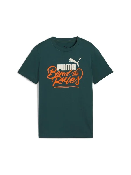 Gyerek póló Puma zöld