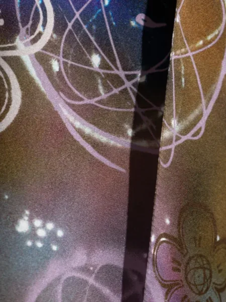 Pantaloni Kenzo cu model floral cu imagine violet