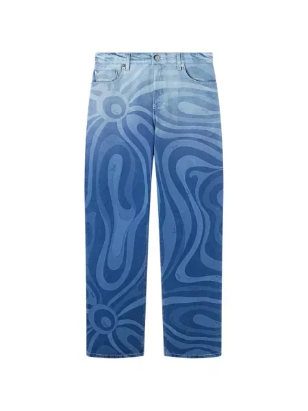 Pantaloni Pucci albastru