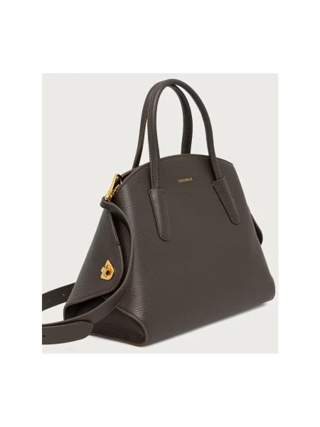 Coccinelle torebka crossbody skórzana zielona