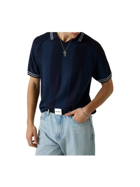 Koszulka polo Guess niebieska