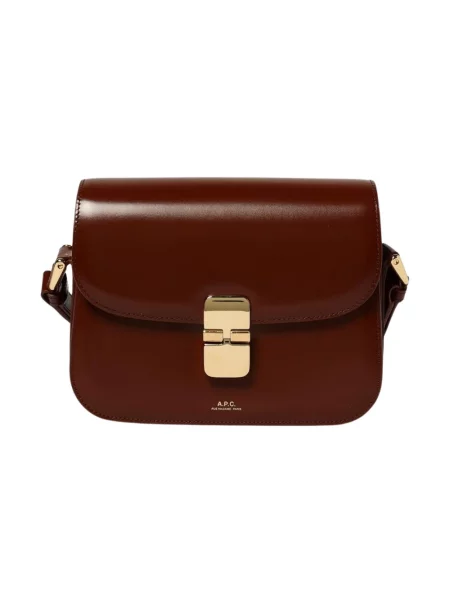 Torebka A.p.c. klasyczna brązowa