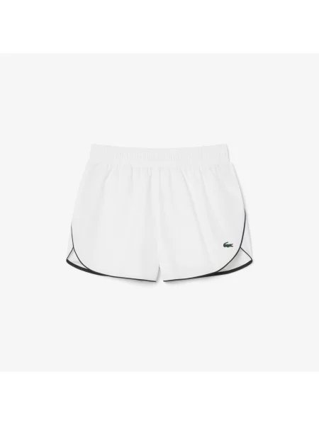 Lacoste Wodoodporne Szorty Sportowe Czarne białe