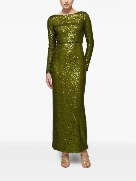 Rochie Catalina cu paiete verde
