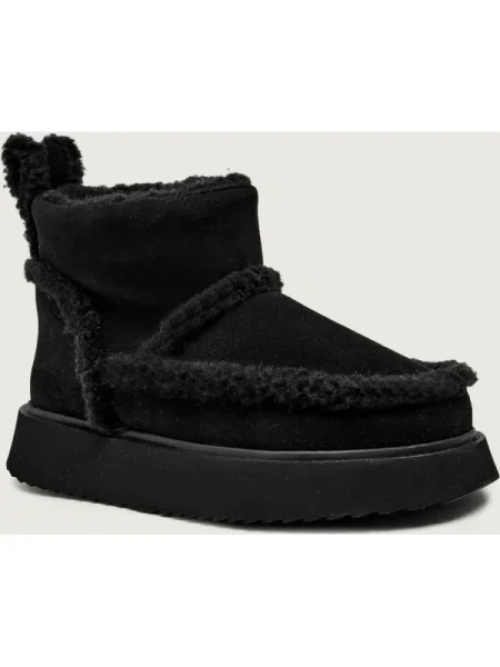 INUIKII Bocanci SHEARLING MICRO | piele întoarsă negru