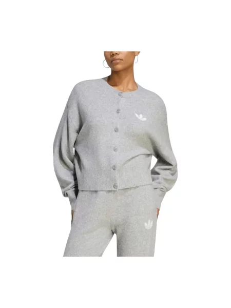 Sweter adidas Essentials Knit Cardigan Medium Grey Heather M szary