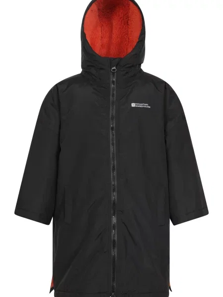 Tidal dziecięcy wodoodporny szlafrok do przewijania Black