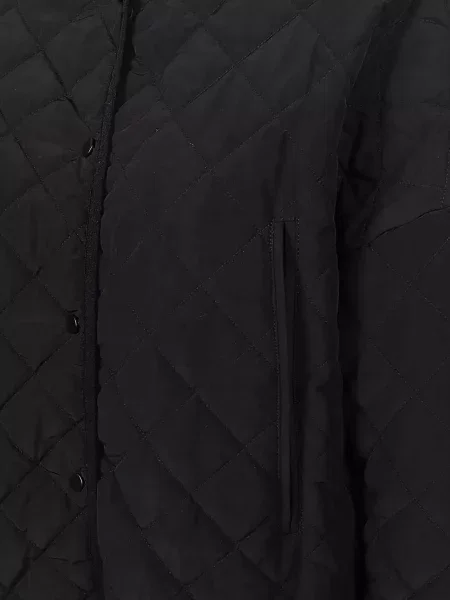 Matlasat geacă Sandbeige negru