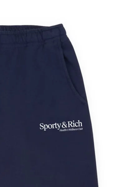 Бягане панталон Sporty & Rich с автограф синьо