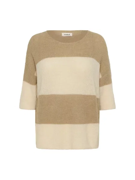 Dzianinowy sweter Soaked In Luxury beżowy