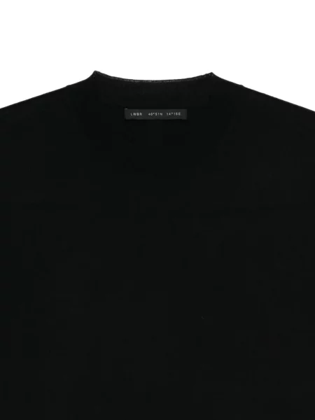 Tricou Low Brand cu decolteu rotund scurt negru