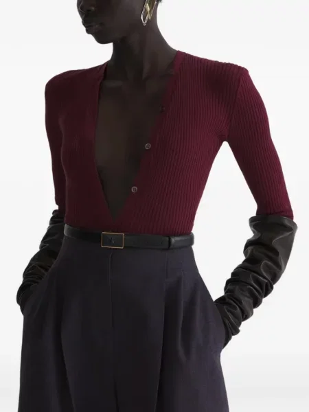 Body Mugler tricotate violet