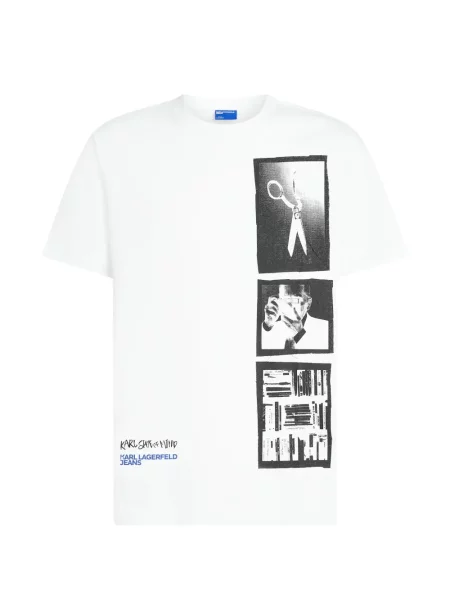 Tricou Karl Lagerfeld Jeans alb