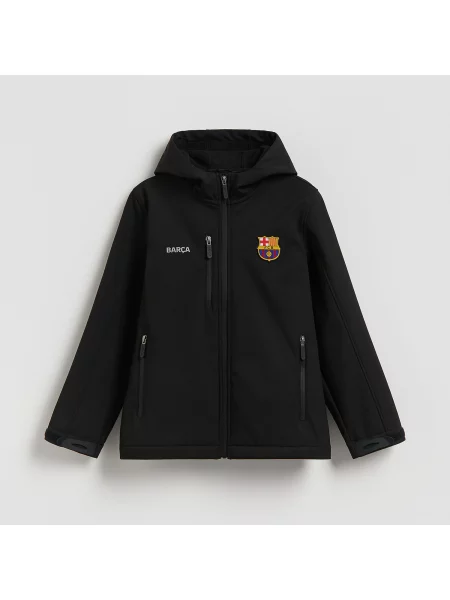 Reserved Softshellová bunda FC Barcelona černý